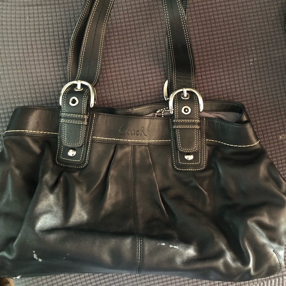 Black coach bag